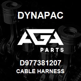 D977381207 Dynapac CABLE HARNESS | AGA Parts