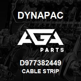 D977382449 Dynapac CABLE STRIP | AGA Parts