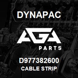 D977382600 Dynapac CABLE STRIP | AGA Parts