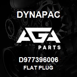 D977396006 Dynapac FLAT PLUG | AGA Parts