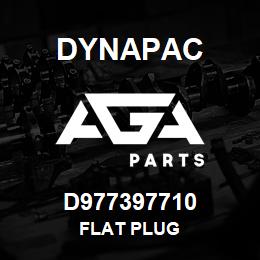 D977397710 Dynapac FLAT PLUG | AGA Parts