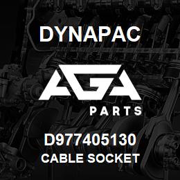 D977405130 Dynapac CABLE SOCKET | AGA Parts