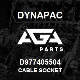 D977405504 Dynapac CABLE SOCKET | AGA Parts