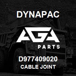 D977409020 Dynapac CABLE JOINT | AGA Parts