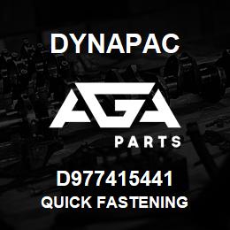 D977415441 Dynapac QUICK FASTENING | AGA Parts