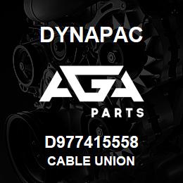 D977415558 Dynapac CABLE UNION | AGA Parts