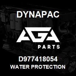 D977418054 Dynapac WATER PROTECTION | AGA Parts