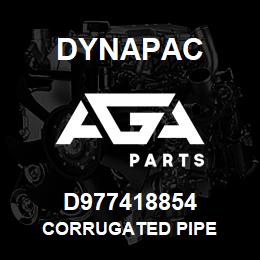 D977418854 Dynapac CORRUGATED PIPE | AGA Parts