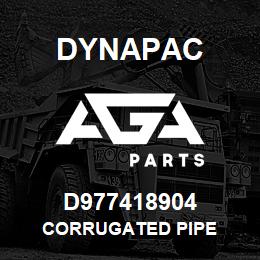 D977418904 Dynapac CORRUGATED PIPE | AGA Parts