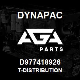 D977418926 Dynapac T-DISTRIBUTION | AGA Parts