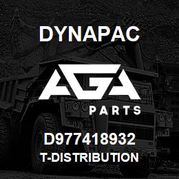 D977418932 Dynapac T-DISTRIBUTION | AGA Parts