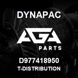 D977418950 Dynapac T-DISTRIBUTION | AGA Parts