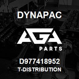 D977418952 Dynapac T-DISTRIBUTION | AGA Parts