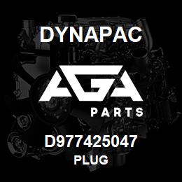 D977425047 Dynapac PLUG | AGA Parts