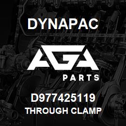 D977425119 Dynapac THROUGH CLAMP | AGA Parts