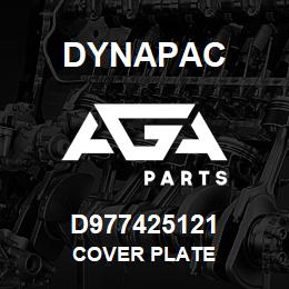 D977425121 Dynapac COVER PLATE | AGA Parts