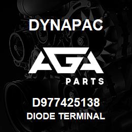 D977425138 Dynapac DIODE TERMINAL | AGA Parts