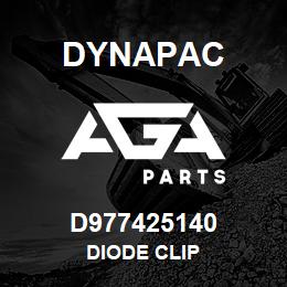 D977425140 Dynapac DIODE CLIP | AGA Parts