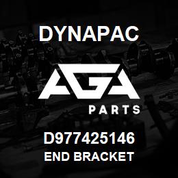 D977425146 Dynapac END BRACKET | AGA Parts