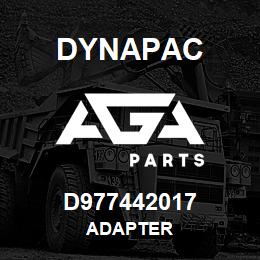 D977442017 Dynapac ADAPTER | AGA Parts