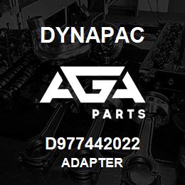 D977442022 Dynapac ADAPTER | AGA Parts