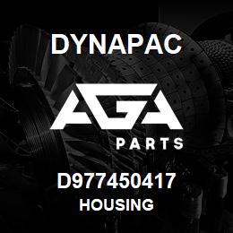 D977450417 Dynapac HOUSING | AGA Parts