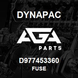 D977453360 Dynapac FUSE | AGA Parts