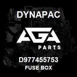 D977455753 Dynapac FUSE BOX | AGA Parts