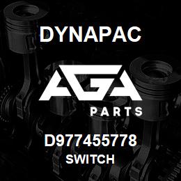 D977455778 Dynapac SWITCH | AGA Parts