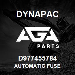 D977455784 Dynapac AUTOMATIC FUSE | AGA Parts