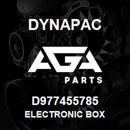 D977455785 Dynapac ELECTRONIC BOX | AGA Parts