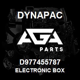 D977455787 Dynapac ELECTRONIC BOX | AGA Parts