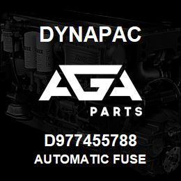 D977455788 Dynapac AUTOMATIC FUSE | AGA Parts