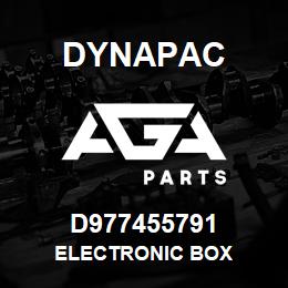 D977455791 Dynapac ELECTRONIC BOX | AGA Parts