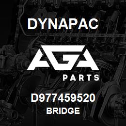 D977459520 Dynapac BRIDGE | AGA Parts