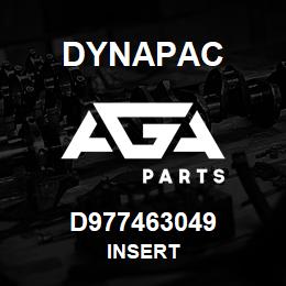 D977463049 Dynapac INSERT | AGA Parts