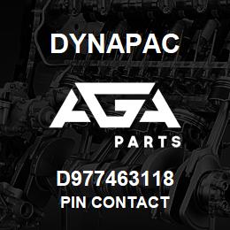 D977463118 Dynapac PIN CONTACT | AGA Parts