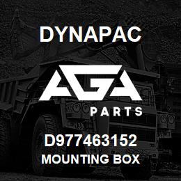 D977463152 Dynapac MOUNTING BOX | AGA Parts