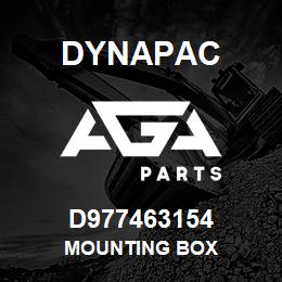 D977463154 Dynapac MOUNTING BOX | AGA Parts