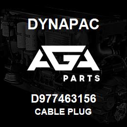 D977463156 Dynapac CABLE PLUG | AGA Parts