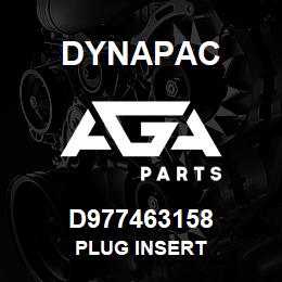 D977463158 Dynapac PLUG INSERT | AGA Parts