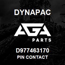 D977463170 Dynapac PIN CONTACT | AGA Parts