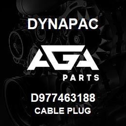 D977463188 Dynapac CABLE PLUG | AGA Parts