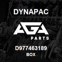 D977463189 Dynapac BOX | AGA Parts