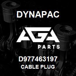 D977463197 Dynapac CABLE PLUG | AGA Parts