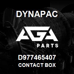 D977465407 Dynapac CONTACT BOX | AGA Parts