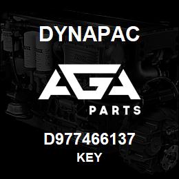 D977466137 Dynapac KEY | AGA Parts