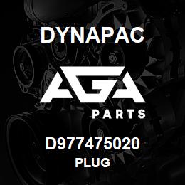 D977475020 Dynapac PLUG | AGA Parts