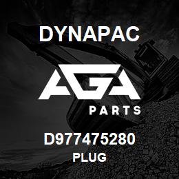 D977475280 Dynapac PLUG | AGA Parts