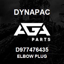 D977476435 Dynapac ELBOW PLUG | AGA Parts